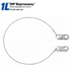 Строп із сталевого троса з карабінами К20 + К20 (1СТ1)