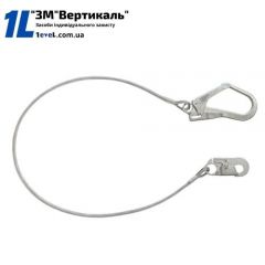 Строп із сталевого троса з карабінами К20 + К55 (1СТ2)