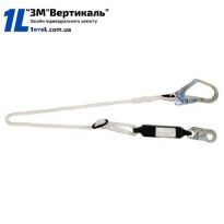 Строп канатний з амортизатором та карабінами К20 + К55 (1МСК2)